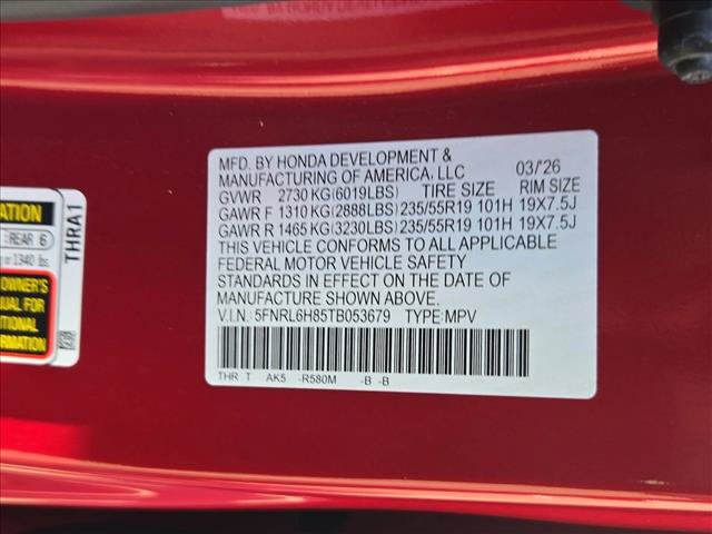 Used 2026 Honda Odyssey Touring image 23