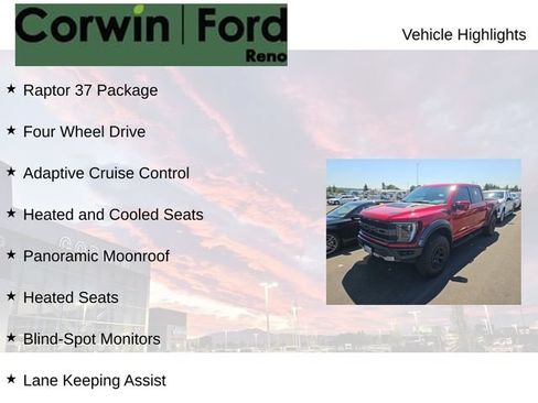Used 2023 Ford F150 Raptor w/ Raptor 37 Performance Package AWD/4WD image 7