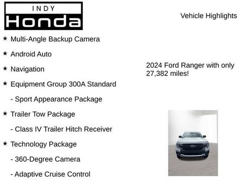 Used 2024 Ford Ranger XLT w/ Technology Package AWD/4WD image 8