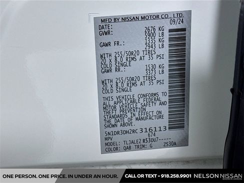 Certified 2024 Nissan Pathfinder Platinum image 35