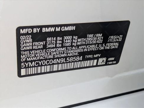 Used 2022 BMW X6 M w/ Competition Package image 27