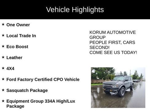 Certified 2024 Ford Bronco Badlands image 4