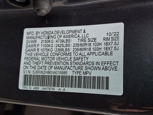 Certified 2022 Honda CR-V EX-L image 28