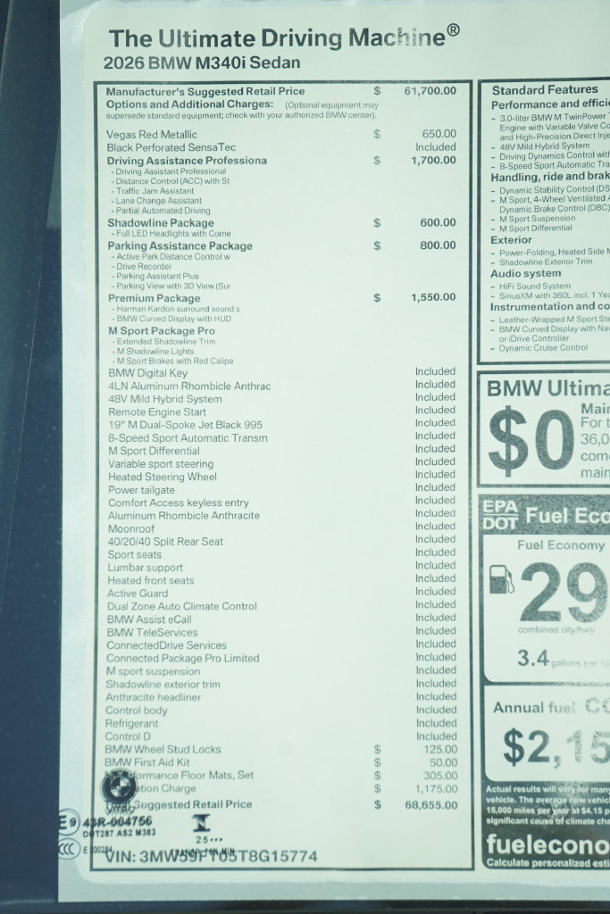 Used 2026 BMW M340i RWD image 9