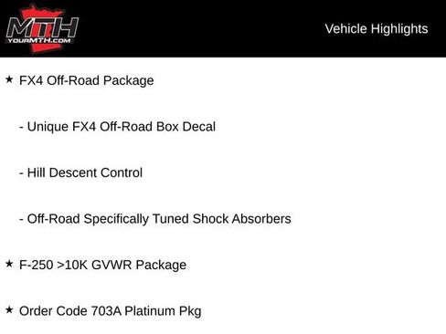 Used 2025 Ford F250 Platinum w/ FX4 Off-Road Package image 5