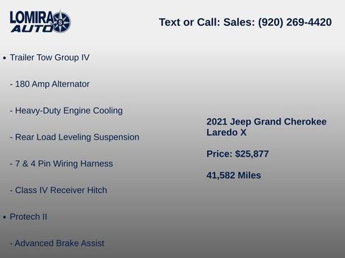 Used 2021 Jeep Grand Cherokee Altitude AWD/4WD image 6