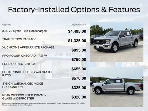 Used 2023 Ford F150 XL w/ Trailer Tow Package AWD/4WD image 3