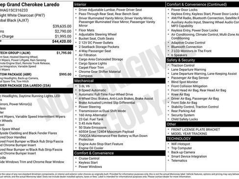 Used 2025 Jeep Grand Cherokee Laredo w/ Luxury Tech Group I AWD/4WD image 21