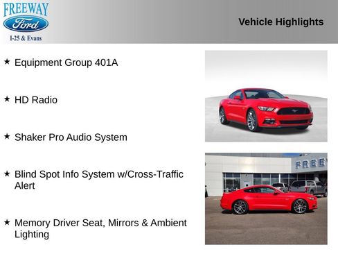 Used 2017 Ford Mustang GT Premium w/ Equipment Group 401A image 2