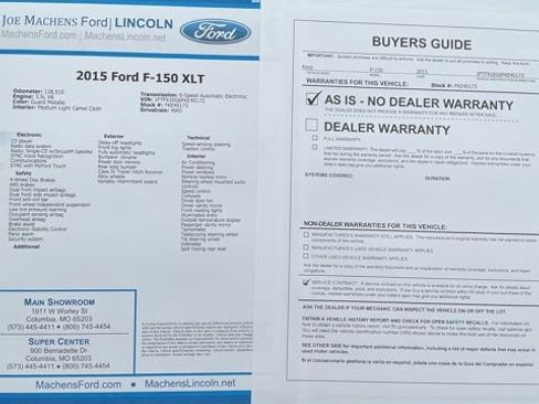 Used 2015 Ford F150 XLT w/ Equipment Group 301A Mid image 13