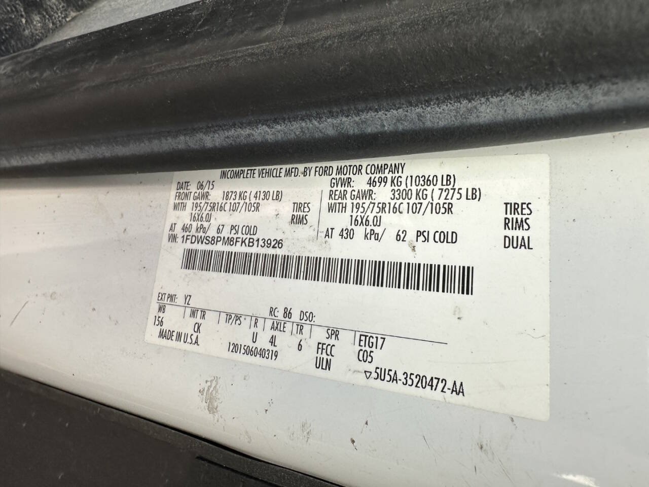 Used 2015 Ford Transit 350 156 DRW w/ Exterior Upgrade Package RWD image 21
