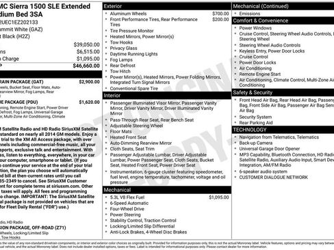 Used 2014 GMC Sierra 1500 SLE w/ All-Terrain Package AWD/4WD image 14