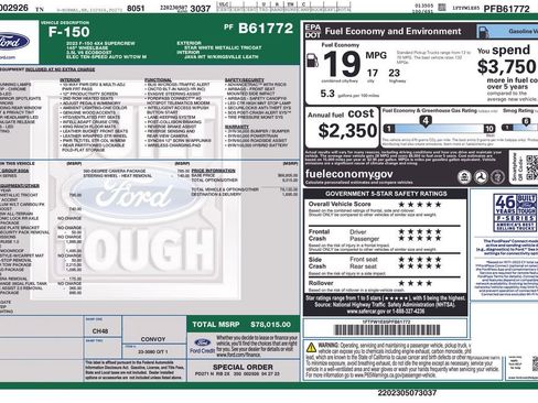 Used 2023 Ford F150 King Ranch w/ Max Trailer Tow Package image 36