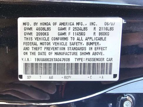 Used 2007 Acura TL image 10