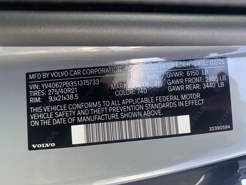 Used 2025 Volvo XC90 B6 Plus image 36