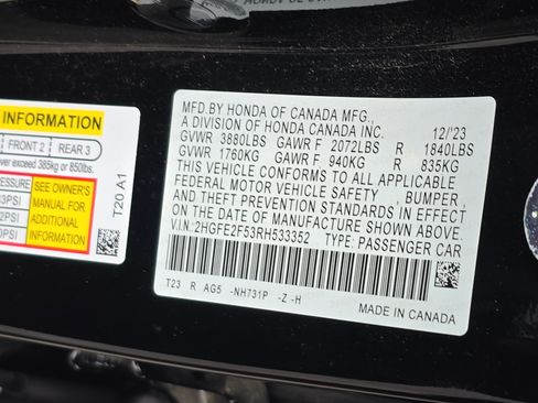 Used 2024 Honda Civic Sport image 34