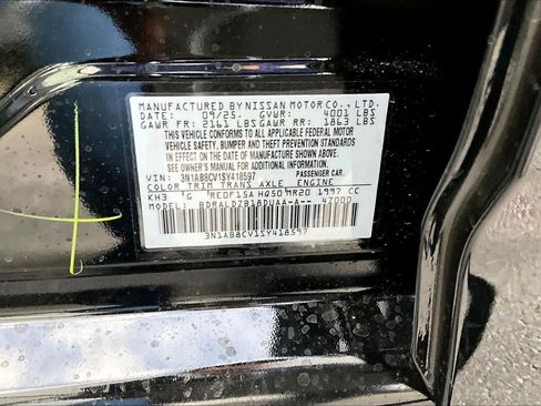 Certified 2025 Nissan Sentra SV w/ All-Weather Package FWD image 14