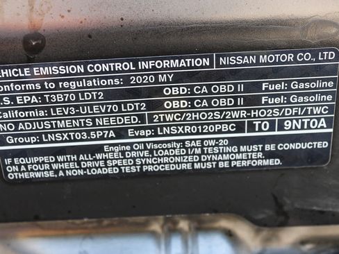 Used 2020 Nissan Pathfinder SV w/ Rock Creek Edition FWD image 27