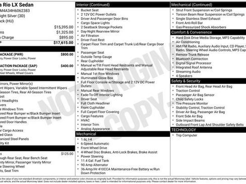 Used 2017 Kia Rio LX w/ Power Package FWD image 21