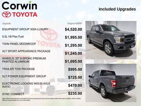 Used 2018 Ford F150 XLT w/ Equipment Group 302A Luxury image 4