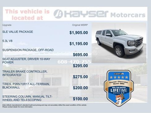 Used 2016 GMC Sierra 1500 SLE w/ SLE Value Package image 9