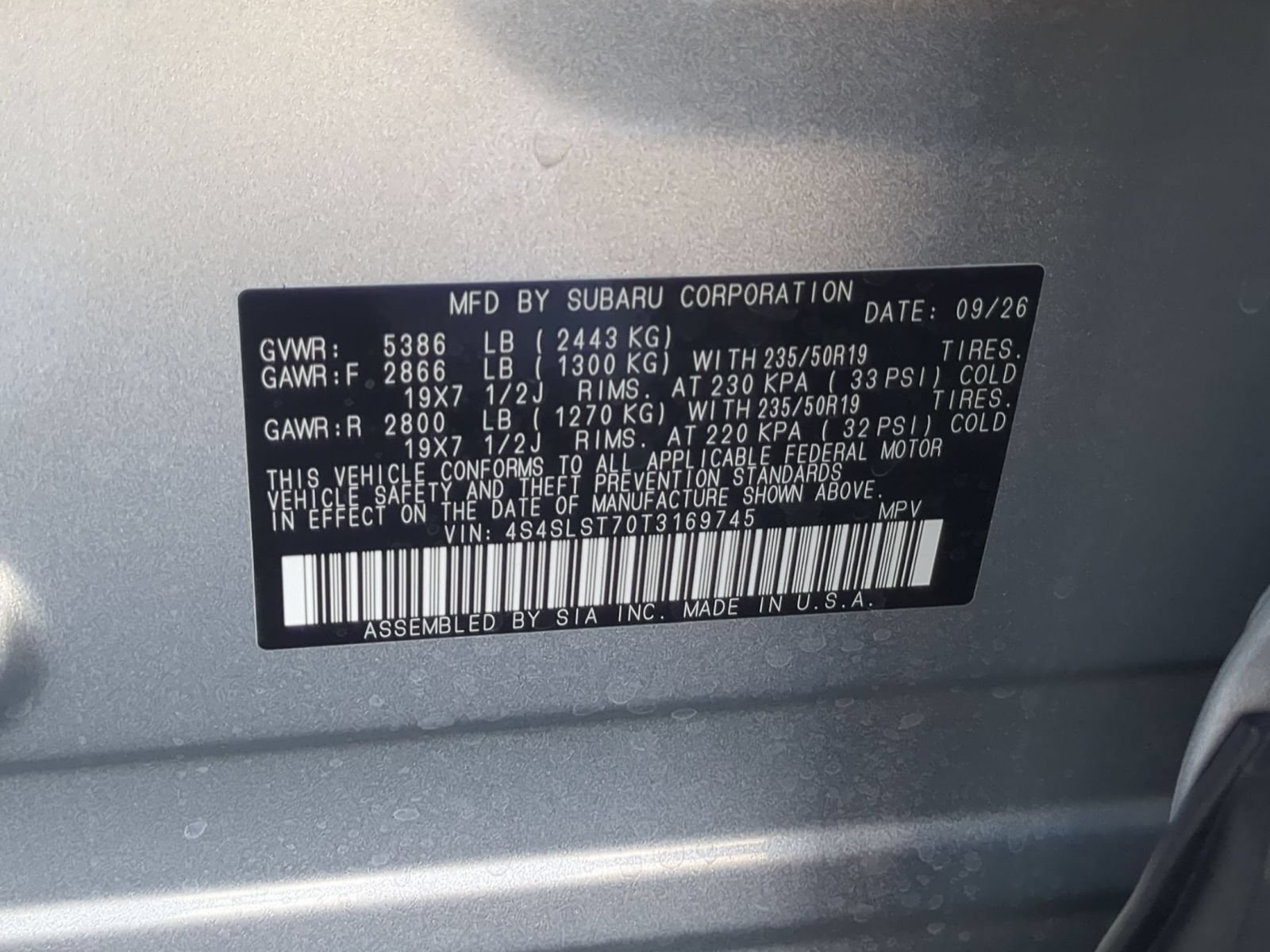 New 2026 Subaru Forester Touring AWD/4WD image 15