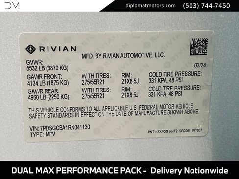 Used 2024 Rivian R1S Adventure AWD/4WD image 51