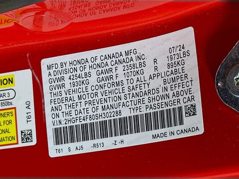 Used 2025 Honda Civic Sport image 12