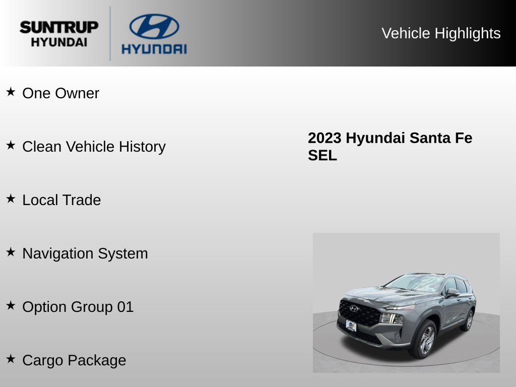 Used 2023 Hyundai Santa Fe SEL w/ Cargo Package AWD/4WD image 8