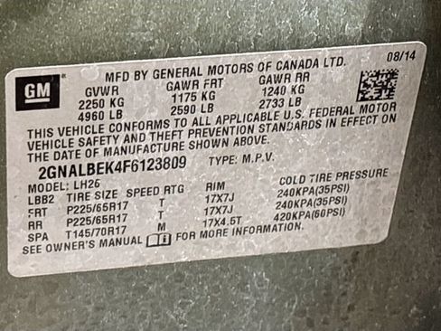 Used 2015 Chevrolet Equinox LT w/ Driver Convenience Package FWD image 23