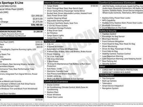 Certified 2024 Kia Sportage X-Line w/ X-Line Premium Package AWD/4WD image 37