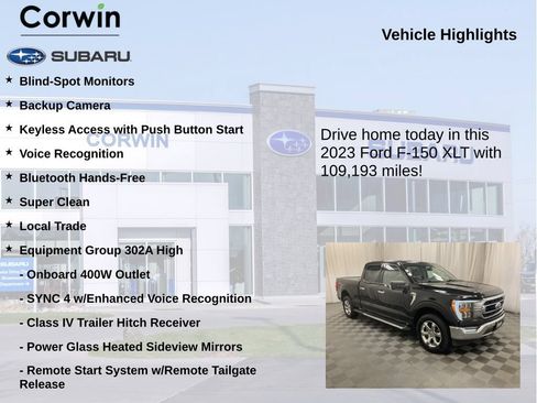 Used 2023 Ford F150 XLT w/ Equipment Group 302A High AWD/4WD image 6