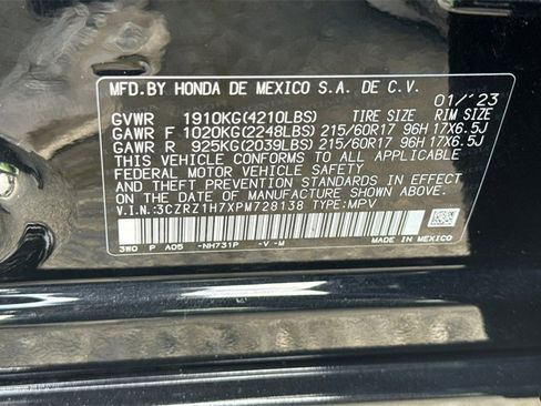Certified 2023 Honda HR-V EX-L image 30