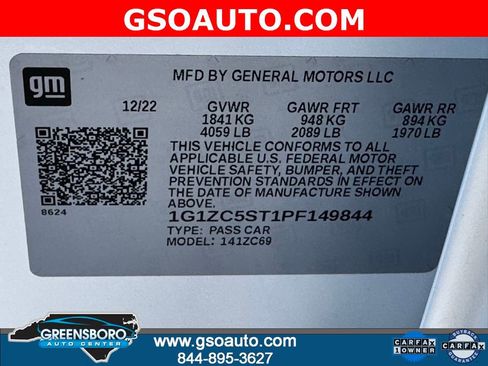 Used 2023 Chevrolet Malibu LS w/ Driver Confidence Package image 39