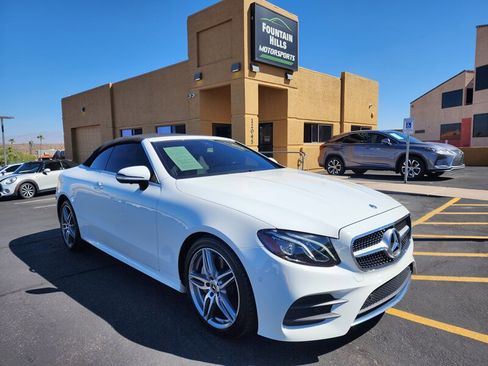 Used 2020 Mercedes-Benz E 450 4MATIC Cabriolet w/ AMG Line image 2
