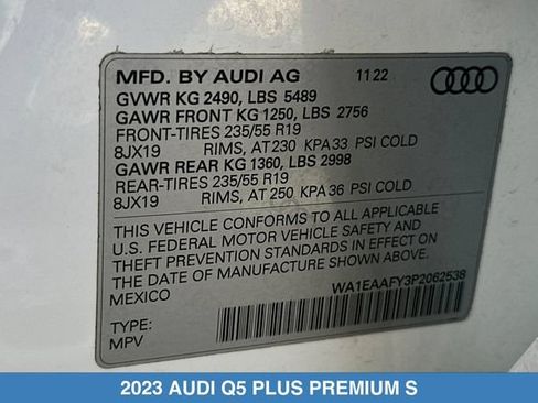 Used 2023 Audi Q5 2.0T Premium Plus AWD/4WD image 32
