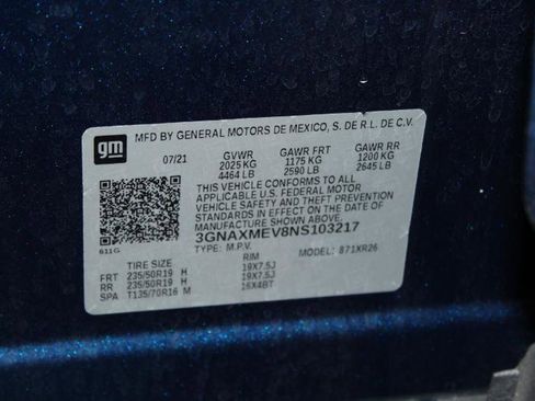 Used 2022 Chevrolet Equinox RS w/ RS Leather Package image 10