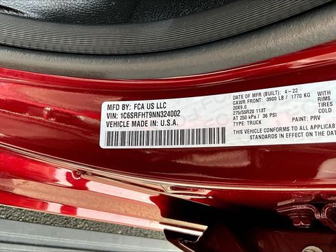 Used 2022 RAM 1500 Limited AWD/4WD image 19