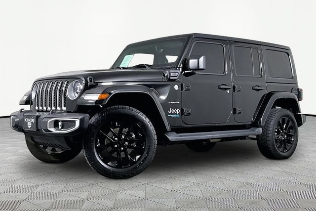 Used 2021 Jeep Wrangler Unlimited Sahara w/ Cold Weather Group AWD/4WD image 1
