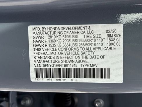 New 2026 Honda Pilot TrailSport image 28