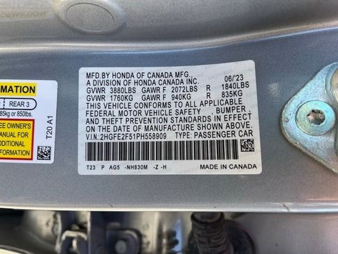 Used 2023 Honda Civic Sport image 11