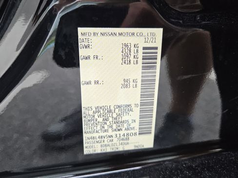 Used 2022 Nissan Altima 2.5 S FWD image 7