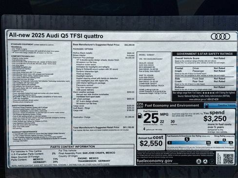 Used 2025 Audi Q5 Premium Plus w/ Premium Plus AWD/4WD image 21