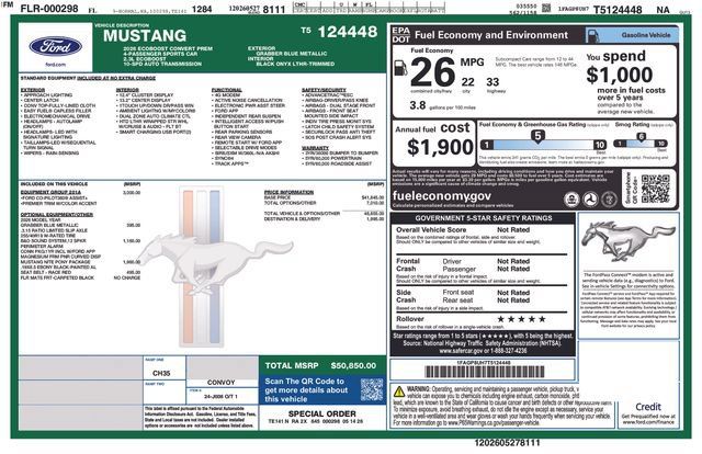 New 2026 Ford Mustang Premium RWD image 4