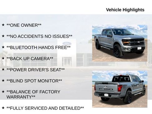 Used 2025 Ford F150 XLT w/ Equipment Group 301A Standard AWD/4WD image 6