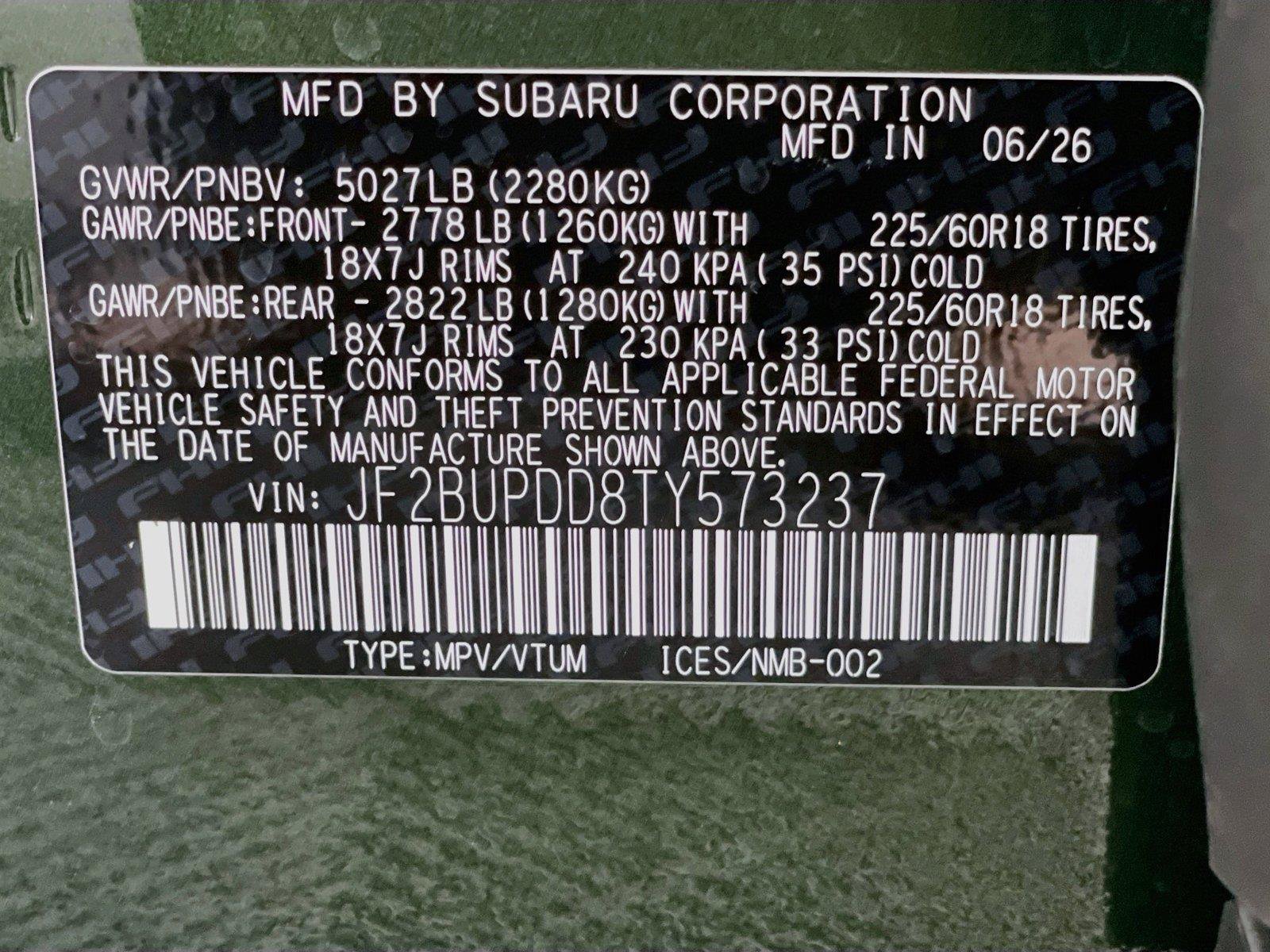New 2026 Subaru Outback Limited AWD/4WD image 25