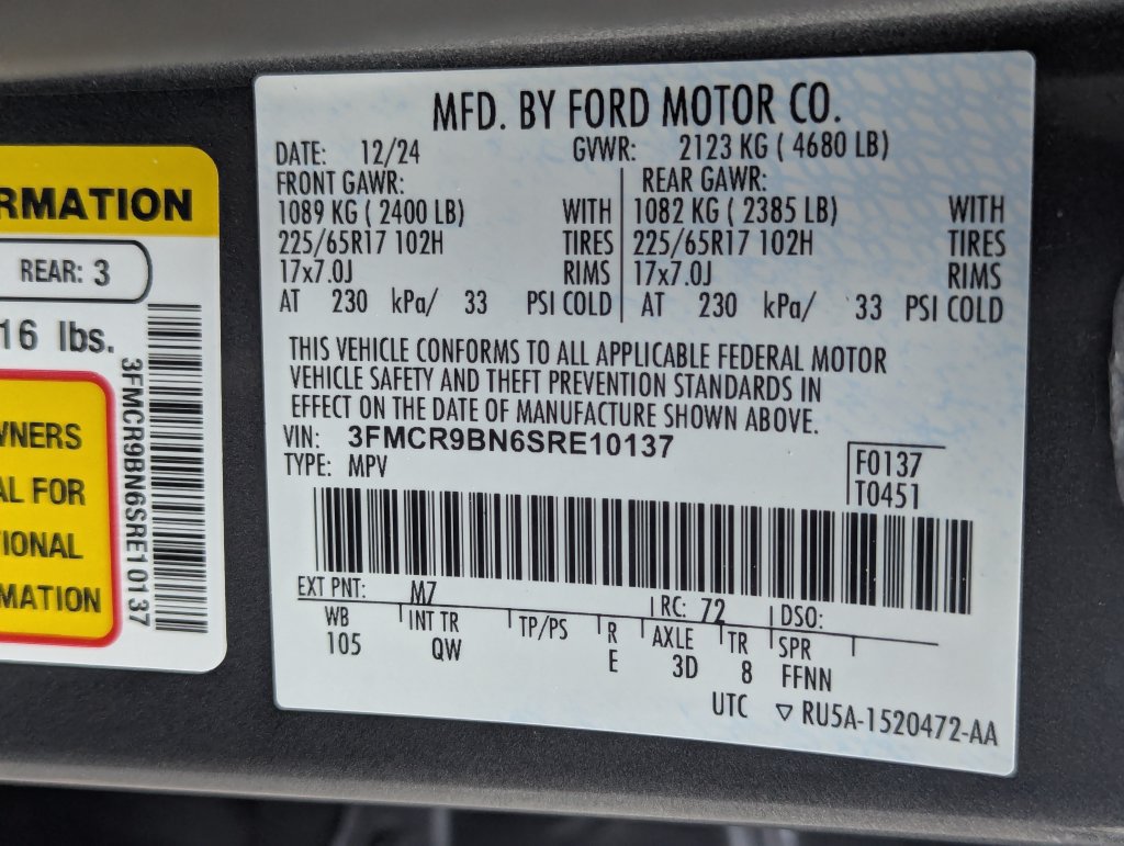 Used 2025 Ford Bronco Sport Big Bend AWD/4WD image 35