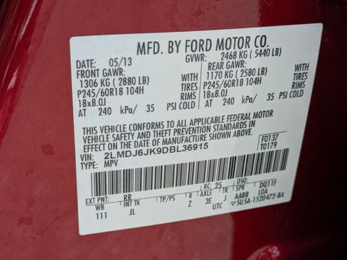 Used 2013 Lincoln MKX FWD w/ Wood Pkg image 23