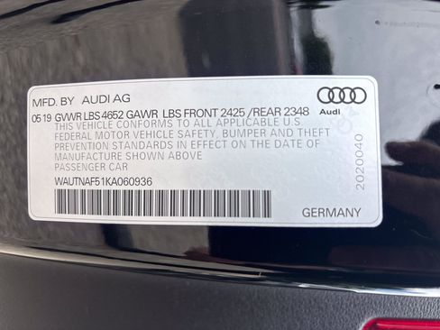 Used 2019 Audi A5 2.0T Premium Plus w/ Premium Plus AWD/4WD image 4