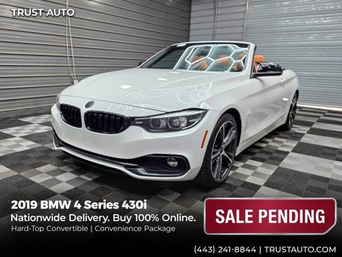 Used 2019 BMW 430i Convertible RWD image 1